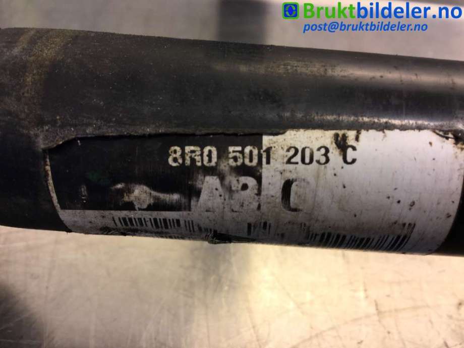 Drivaksel venstre bak til Audi A6, Allroad 2015-2019 (Type III, Fase 2) (C7) (C7) (AUDI|8R0 501 203 C|)