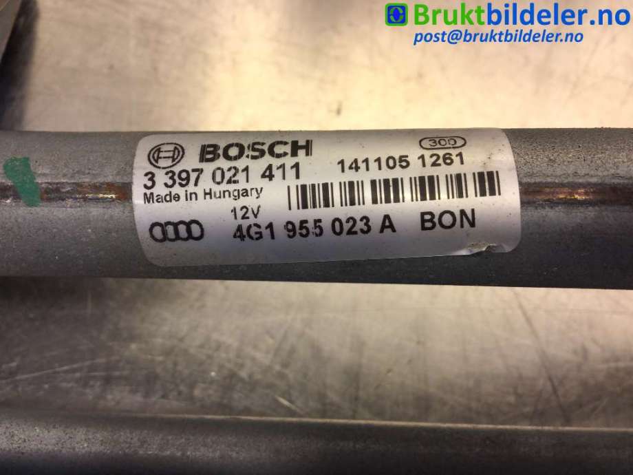Viskermotor frontrute til Audi A6, Allroad 2015-2019 (Type III, Fase 2) (C7) (C7) (AUDI|4G1 955 119|1 397 220 616|4G1 955 023 A)
