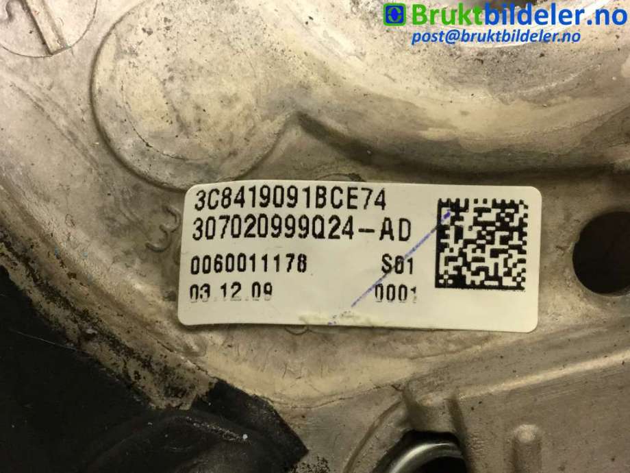 Ratt til VW Passat 2005-2010 (B6) (B6) (VOLKSWAGEN|3C8 419 091 BCE74|3C8 959 537 D|3C8 959 538 F)