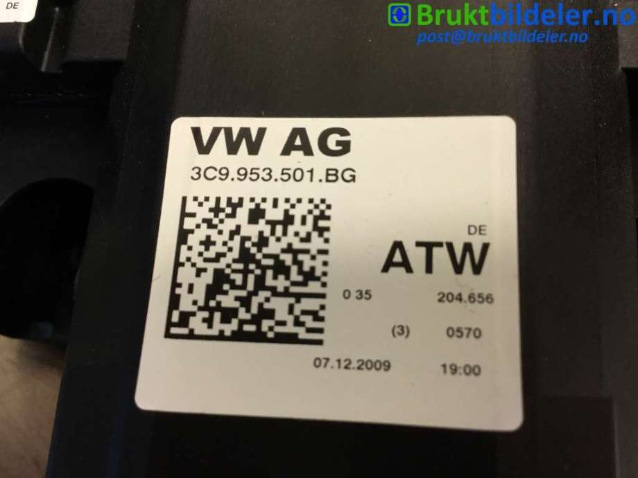 Bryter combi til VW Passat 2005-2010 (B6) (B6) (VOLKSWAGEN|3C9 953 501 BG|3C9 953 502 B|)