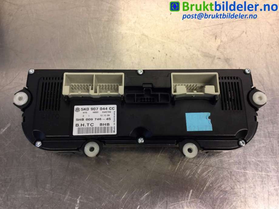 Varmeapparat betjening til VW Passat 2005-2010 (B6) (B6) (VOLKSWAGEN|5K0 907 044 CC|5HB 009 746-45|)
