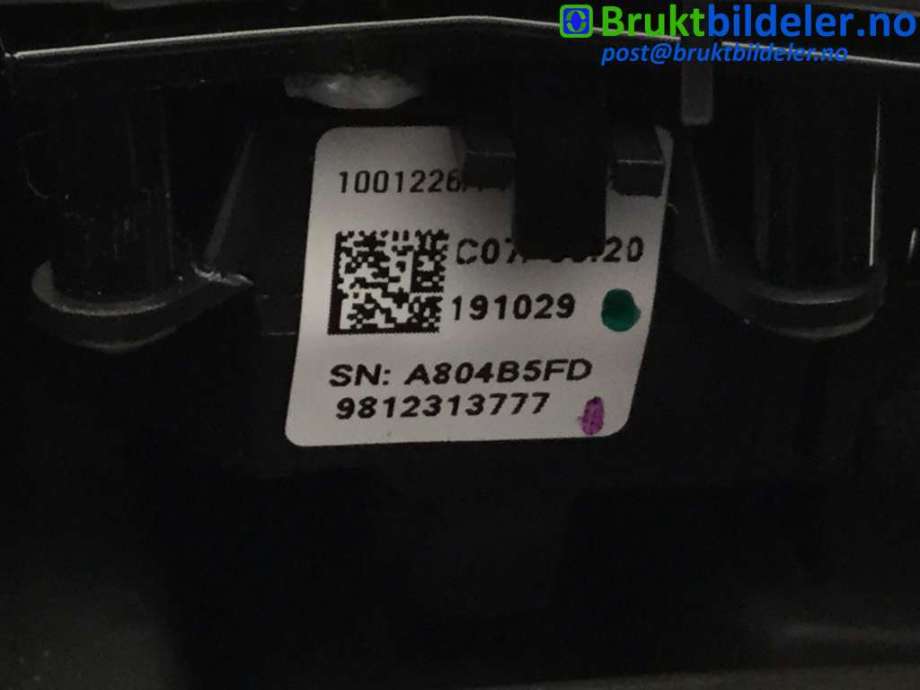 Ratt til Peugeot 5008 2017-->> (Type II)  (PEUGEOT|98 105 489 ZD|34199118G|98 123 137 77)