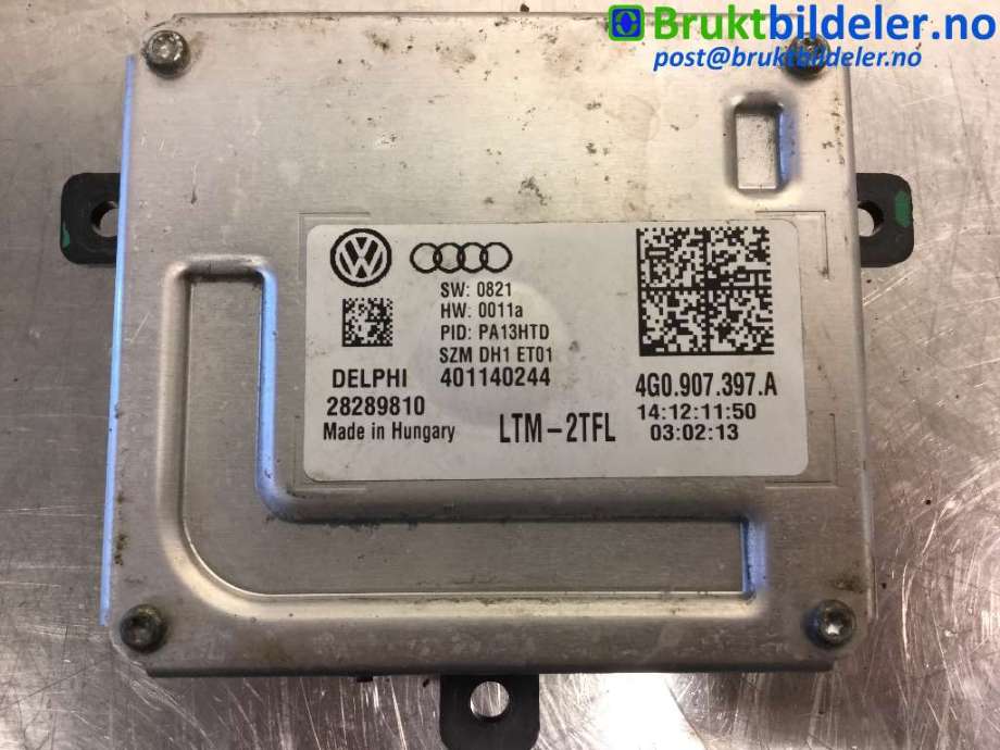 Styreenhet diverse til VW Sharan 2010-->> (Type II)  (VOLKSWAGEN|4G0 907 397 A|28289810|)