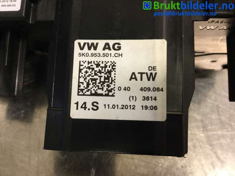 Bryter combi til VW Sharan 2010-->> (Type II)  (VOLKSWAGEN|5K0 953 501 CH||5K0 953 502 AB)