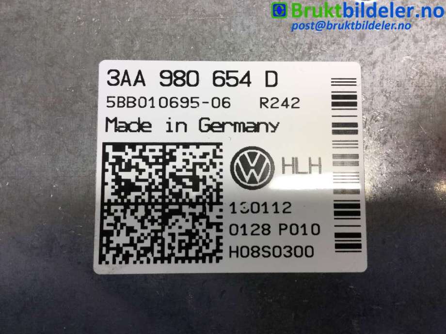 Sensor radar til VW Sharan 2010-->> (Type II)  (VOLKSWAGEN|3AA 980 654 D|5BB010695-06|)