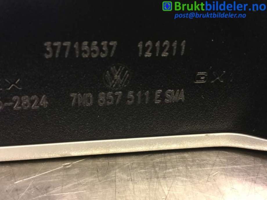 Speil innvendig til VW Sharan 2010-->> (Type II)  (VOLKSWAGEN|7N0 857 511 E|)