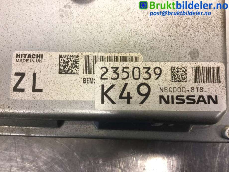 Styreenhet motor til Nissan Note 2013-2017 (Type II)  (NISSAN|NEC000-818||235039-K49)