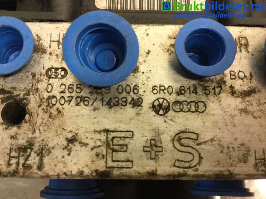 ABS sentral til Škoda Fabia 2010-2014 (Type II, Fase 2)  (SKODA|6R0907379AA|0 265 239 006|6R0 614 517 T)