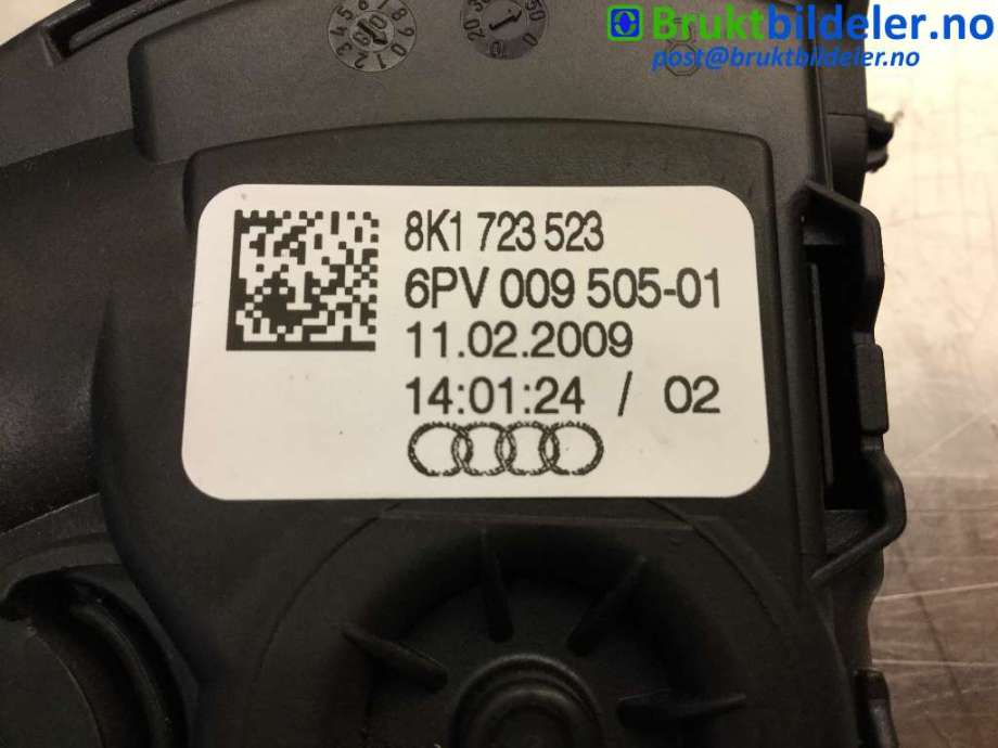 Pedal gass til Audi A5 2007-2016 (Type I) (AUDI|8K1 723 523|6PV 009 505-01|)