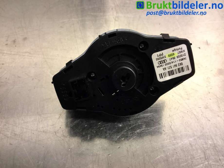 Bryter lys til Audi A5 2007-2016 (Type I)  (AUDI|8K0 941 531 AA|)