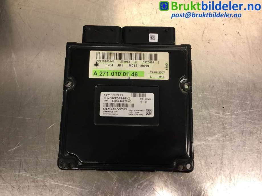 Styreenhet motor til Mercedes C-Klasse 2007-2011 (Fase 1) (W204) (W204) (MERCEDES|A 271 150 22 79|5WK90708|A 271 010 01 46)