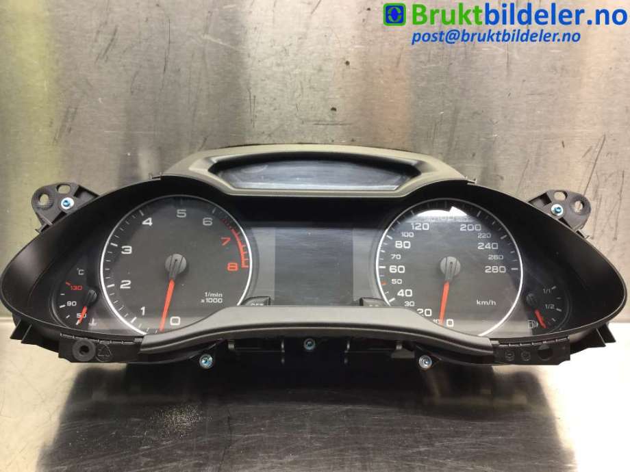 Instrumentpanel til Audi A4, 2007-2014 (Type IV) (B8) (B8) (AUDI|8K0 920 900)