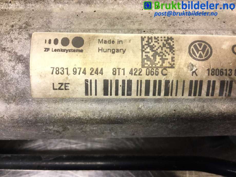 Tannstang til Audi A4 2007-2014 (Type IV) (B8) (B8) (AUDI|8T1 422 066 C|7831 974 244|)