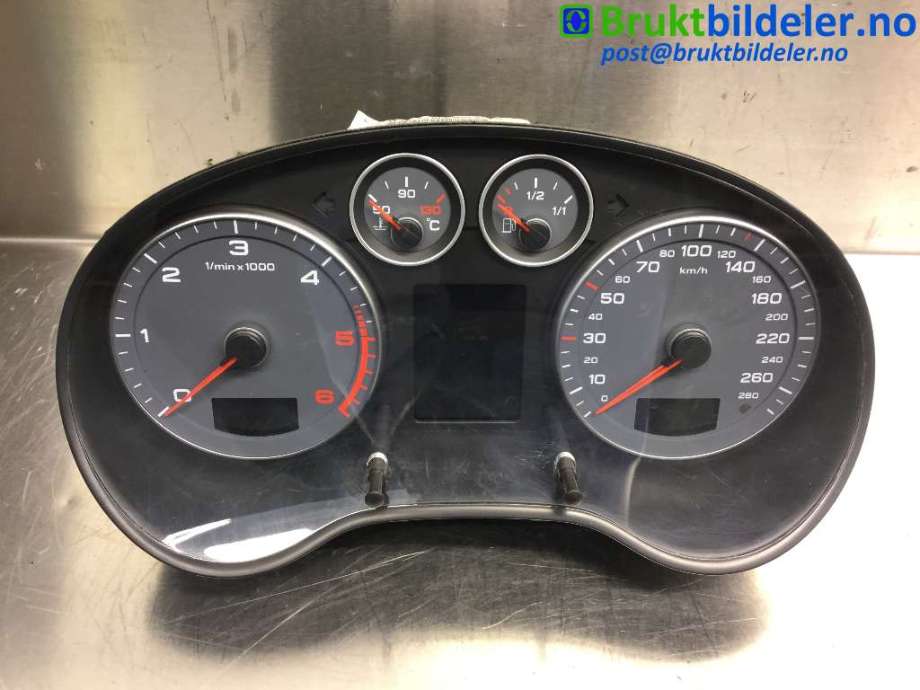 Instrumentpanel til Audi A3, 2009-2012 (Type II, Fase 2) (AUDI|8P0 920 932 G)