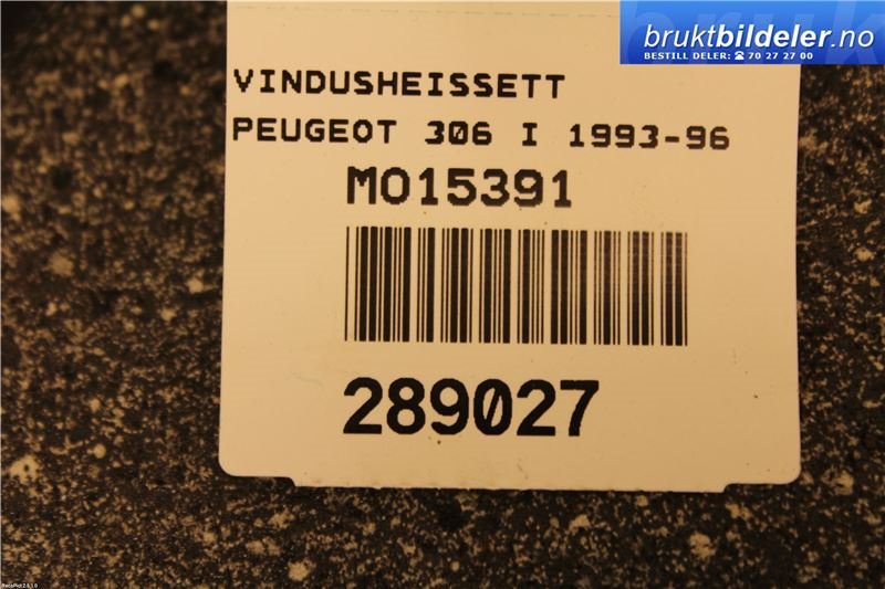 Ruteheis høyre foran til Peugeot 306 1993-1997 (Fase 1) (PEUGEOT|)