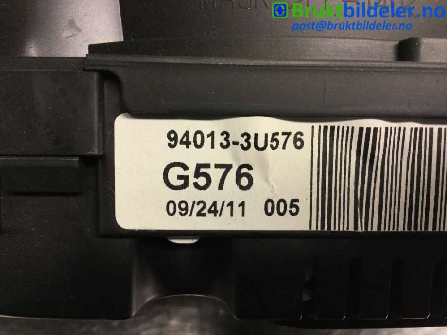 Instrumentpanel til Kia Sportage 2010-2016 (Type III) (KIA|94013-3U576|)
