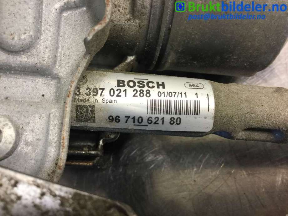 Viskermotor frontrute til Peugeot 3008 2009-2016 (Type I)  (PEUGEOT|9671062180|1 397 220 576|)
