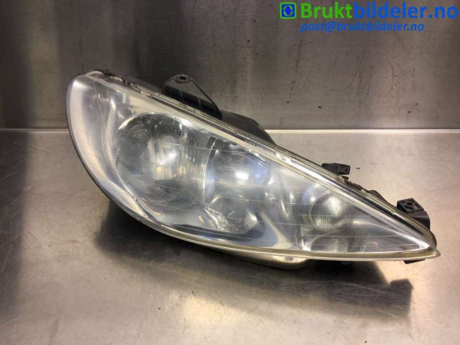 Frontlykt høyre halogen til Peugeot 206, 1998-2007  (PEUGEOT|96 605 355 80)