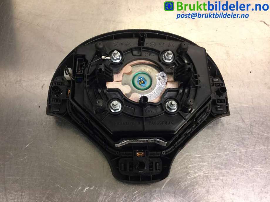 Airbag rattpute til Peugeot 3008 2009-2016 (Type I)  (PEUGEOT|96845302ZE|CA351370ZE|)