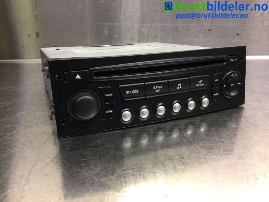 Bilstereo til Peugeot 3008 2009-2016 (Type I)  (PEUGEOT|9666967477|7 649 146 392|)