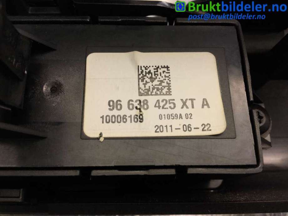 Bryter diverse til Peugeot 3008 2009-2016 (Type I)  (PEUGEOT|96638425 XT|)