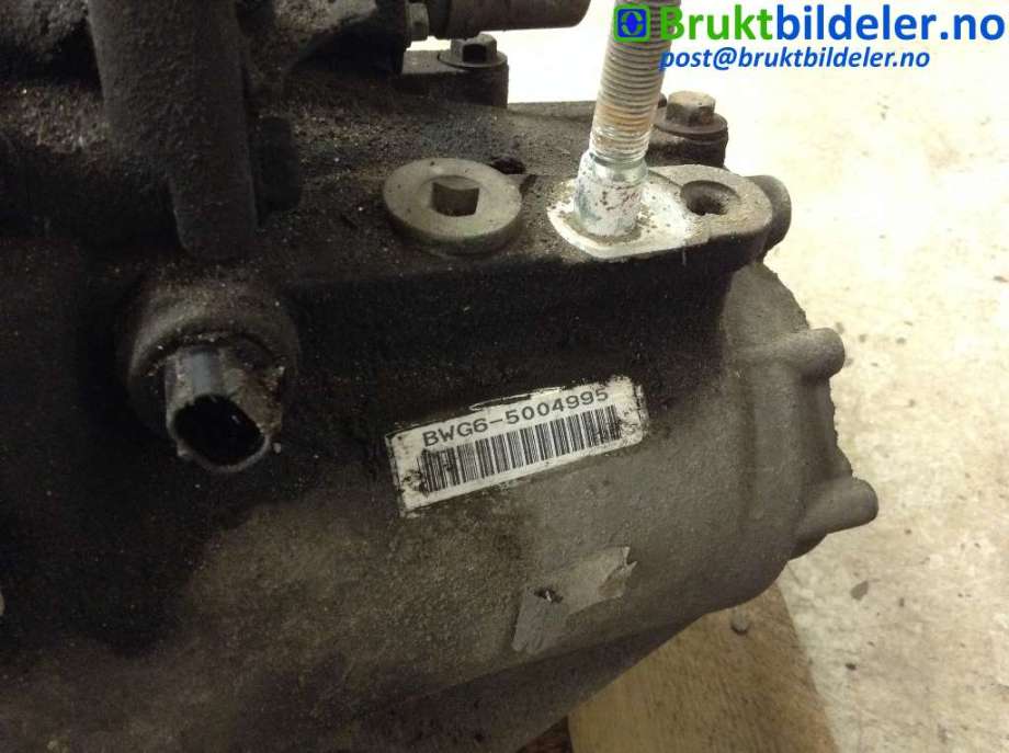 Girkasse manuell 6-trinn til Honda Accord 2003-2008 (Type VII)  (HONDA|21200-RMB-010|BWG6 GEARKODE|)