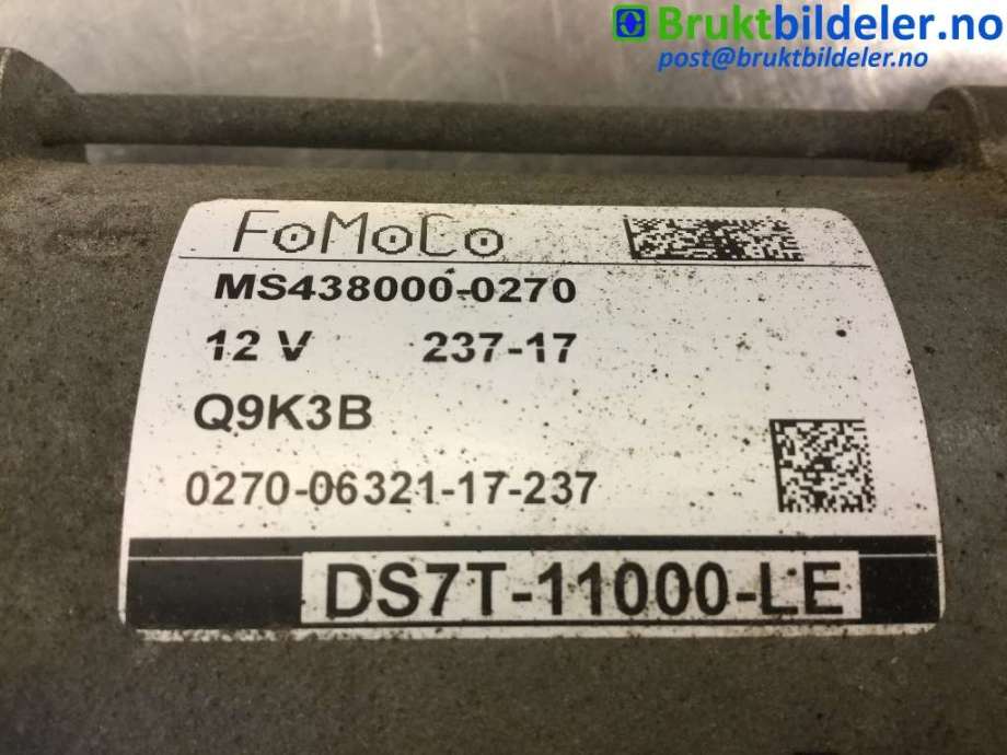 Starter diesel til Ford S-Max 2015-->> (Type II) (FORD|DS7T-11000-LE|MS 438000-0270|)