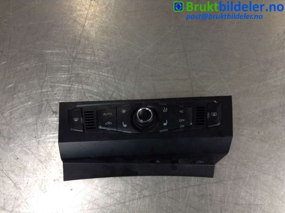 Varmeapparat betjening til Audi A4, 2007-2014 (Type IV) (B8) (B8) (AUDI|8T1 820 043 AH)