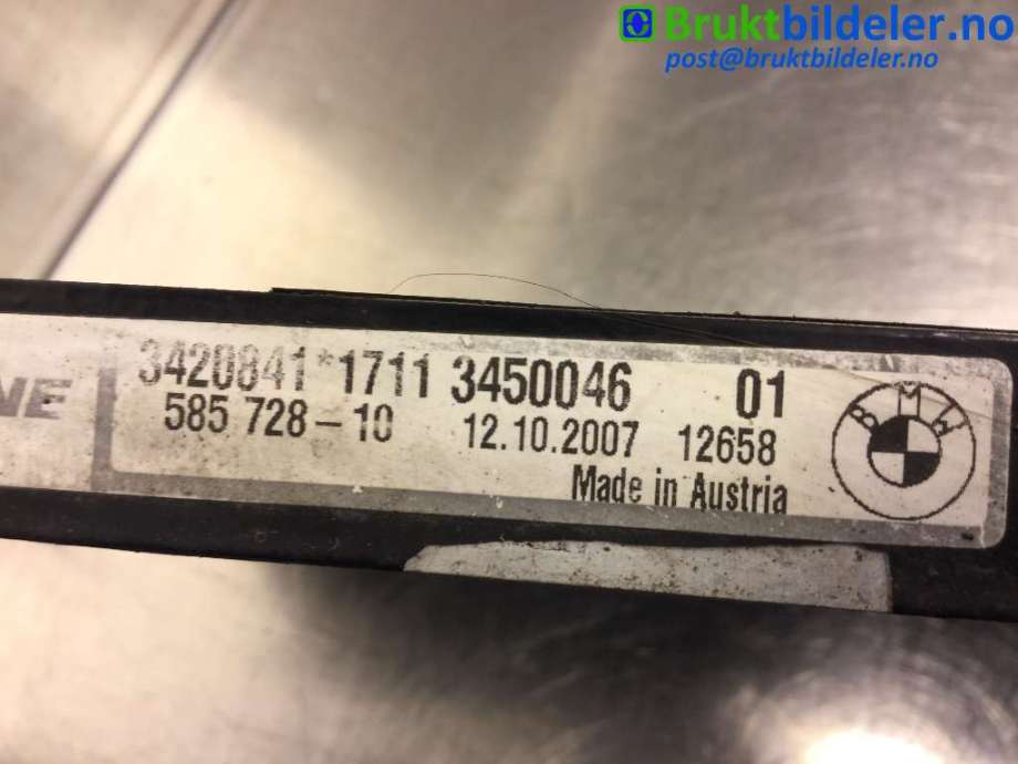 Aircondition radiator til BMW X3 2007-2010 (Fase 2) (E83) (E83) (BMW|17 11 3 450 046|3420841|585 728-10)