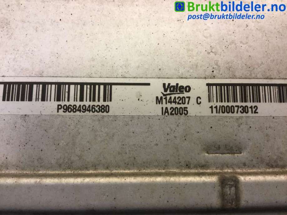 Intercooler til Citroën C5 2008-2017 (Type II) (CITROEN|P9684946380|)