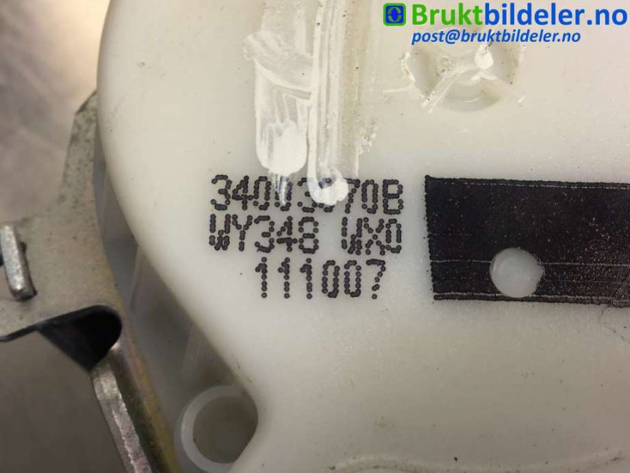 Sikkerhetsbelte foran høyre til BMW X3 2007-2010 (Fase 2) (E83) (E83) (BMW|3 400 307 B|)