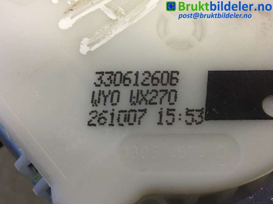 Sikkerhetsbelte bak høyre til BMW X3 2007-2010 (Fase 2) (E83) (E83) (BMW|33061260B|)