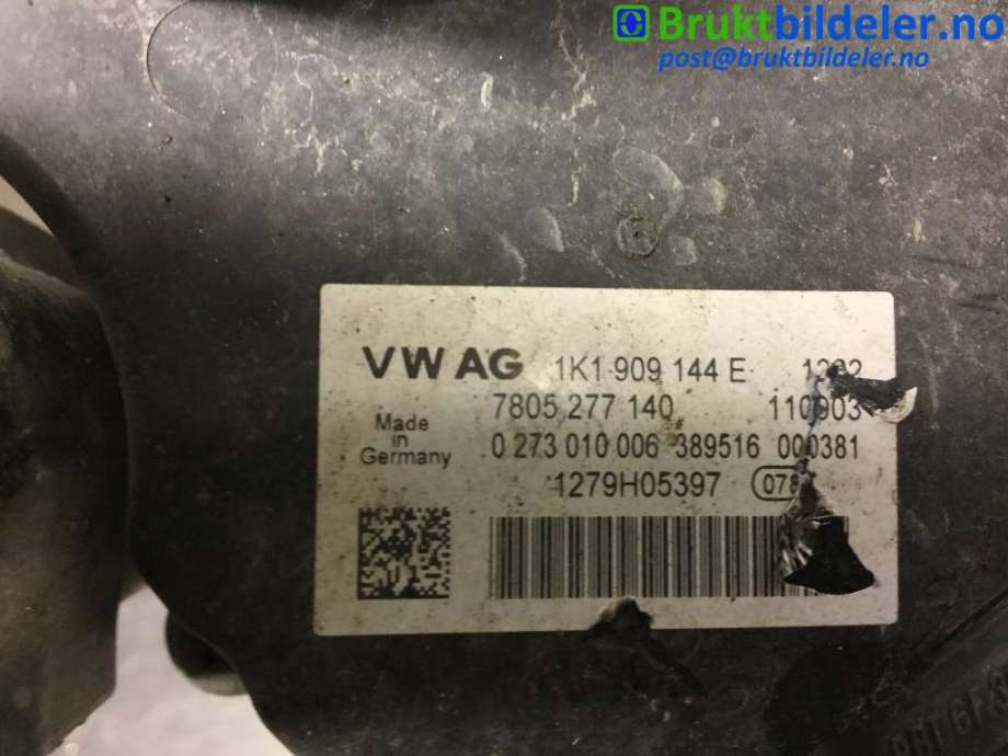 Tannstang elektrisk til VW Caddy 2004-2010 (Type III, Fase 1)  (VOLKSWAGEN|1K1 423 051 AT|7805 210 140|1K1 909 144 E)