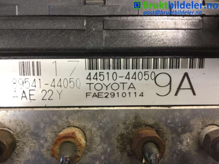 ABS sentral til Toyota Avensis, Verso 2001-2009  (TOYOTA|44510-44050|89541-44050|)