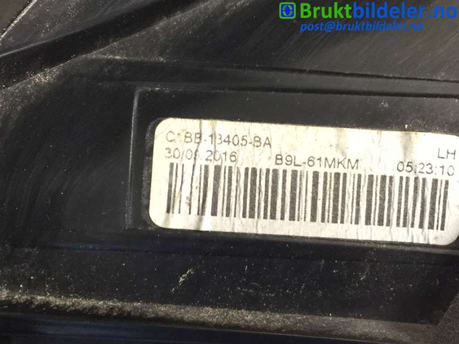 Baklykt venstre til Ford Fiesta 2013-2017 (Type VI, Fase 2)  (FORD|C1BB-13405-BA|)