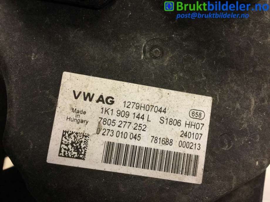Tannstang elektrisk til VW Passat 2005-2010 (B6) (B6) (VOLKSWAGEN|3C1 423 051 S|7805 2777 252|1K1 909 144 L)
