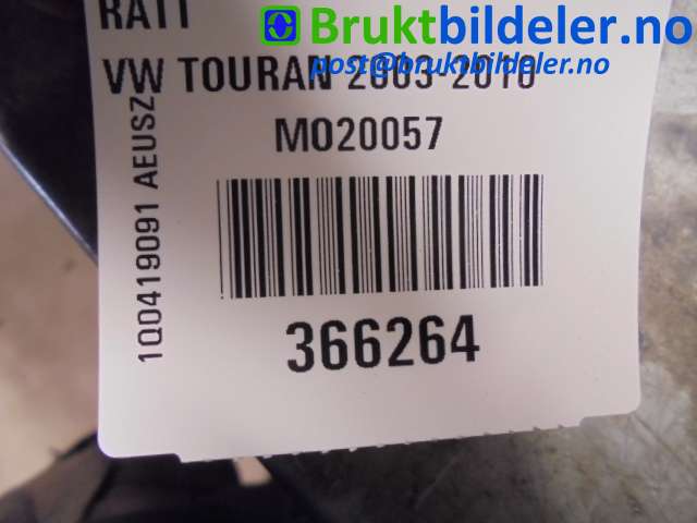 Instrumentpanel til VW Touran 2007-2010 (Type I, Fase 2)  (VOLKSWAGEN|0877010;09;VDD-02419|)