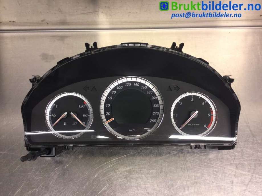 Instrumentpanel til Mercedes C-Klasse, 2007-2011 (Fase 1) (W204) (W204) (MERCEDES|A 204 540 44 48)