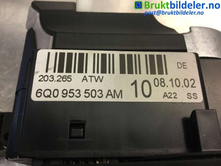 Bryter combi til VW Polo 2002-2005 (Type IV, Fase 1)  (VOLKSWAGEN|6Q0953503 AM|)