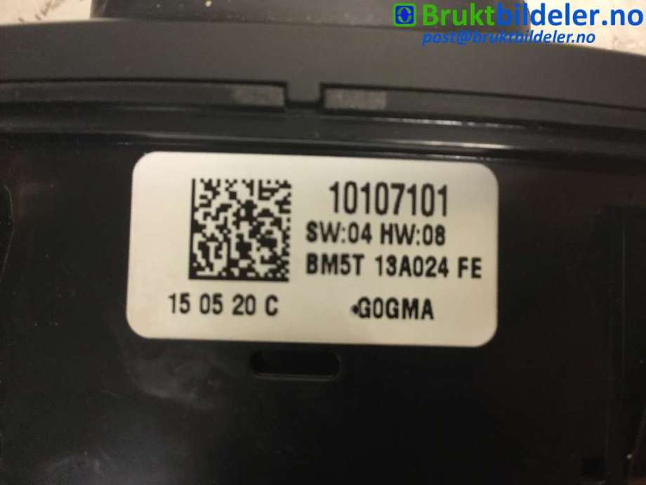 Bryter lys til Ford Transit Custom 2013-2023 (Type I)  (FORD|BM5T13A024FE|10107101|)