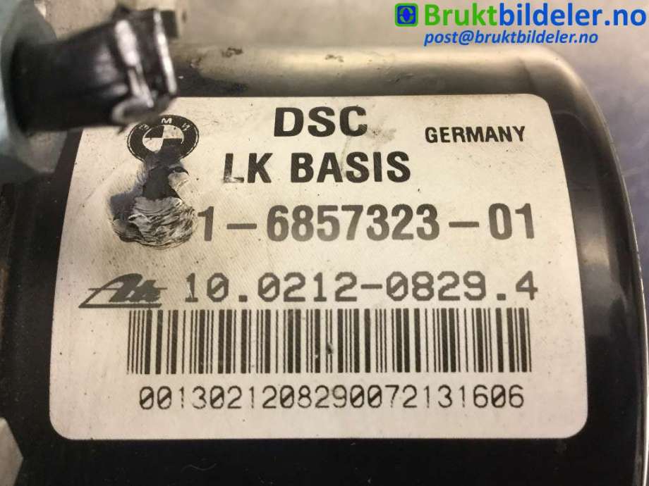 ABS sentral til BMW 1-Serie 2011-2015 (Fase 1) (F20/F21) (F20/F21) (BMW|6 857 323-01|10.0212-0829.4|6 857 324)