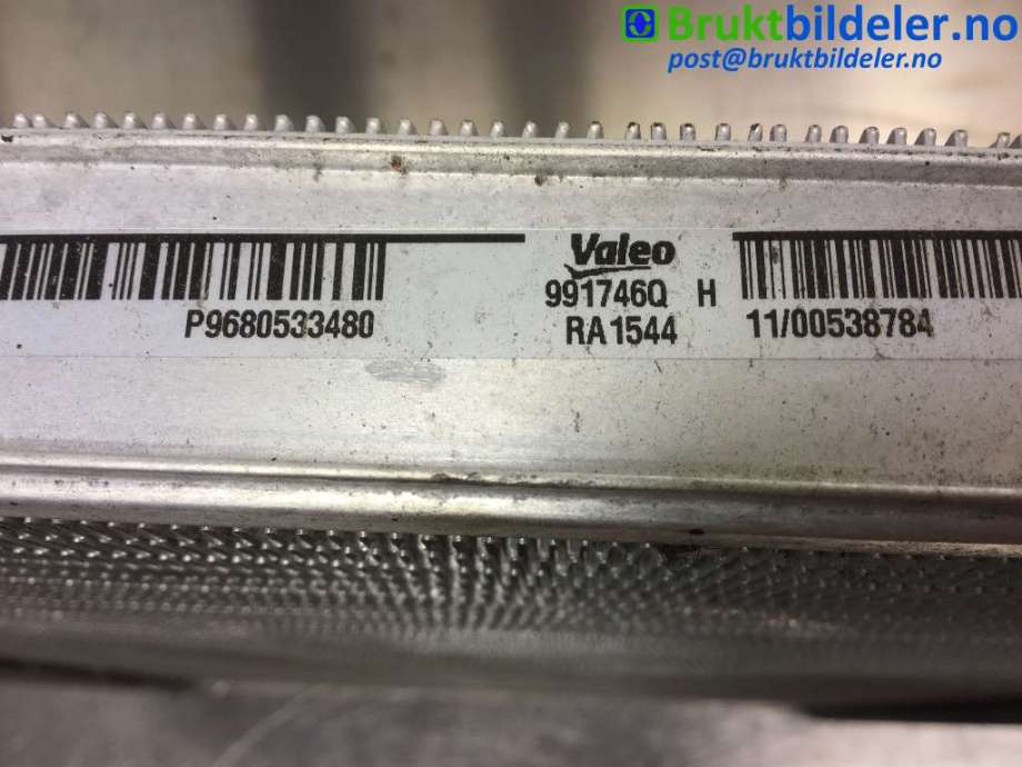 Radiator (manuell gir) til Peugeot Partner 2008-2015 (Type II, Fase 1)  (PEUGEOT|P9680533480|)