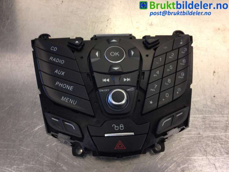 Bilstereo diverse til Ford Fiesta, 2013-2017 (Type VI, Fase 2)  (FORD|C1BT-18K811-PA)