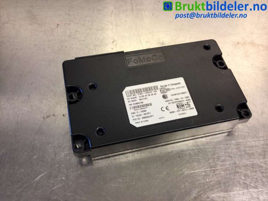 Styreenhet diverse til Ford Fiesta, 2013-2017 (Type VI, Fase 2)  (FORD|D1BT-14D212-RA)
