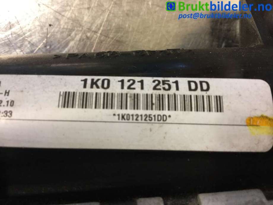 Radiator (manuell gir) til Audi A3 2009-2012 (Type II, Fase 2)  (AUDI|1K0 121 251 DD|)