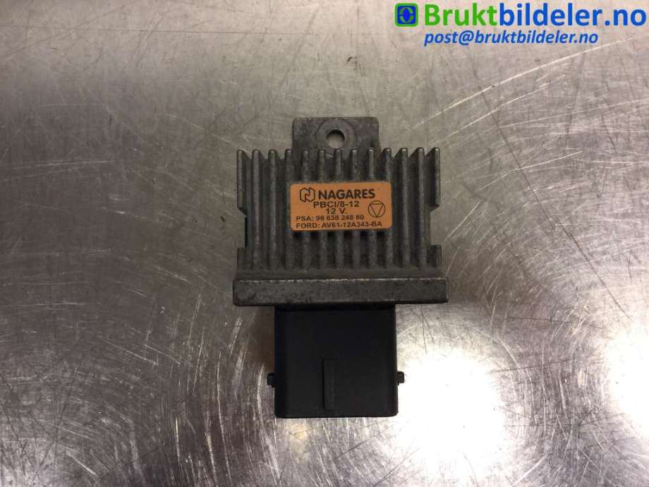Rele gløde til Peugeot Partner, 2008-2015 (Type II, Fase 1)  (PEUGEOT|9663824880)