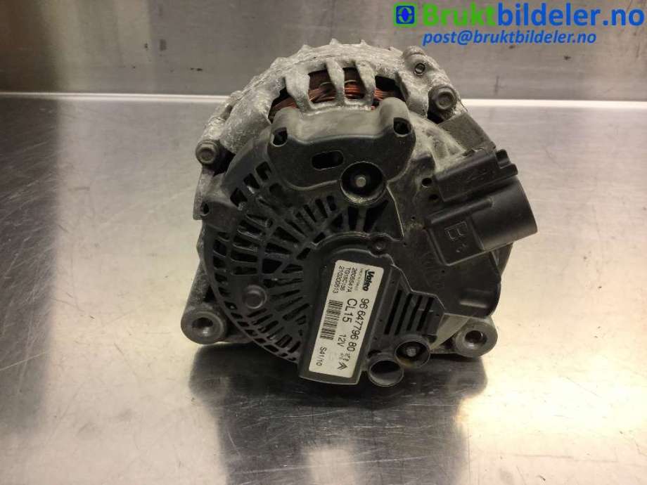 Dynamo til Citroën C3, Picasso 2009-2017  (CITROEN|96 647 796 80|2605547A|TG15C135)