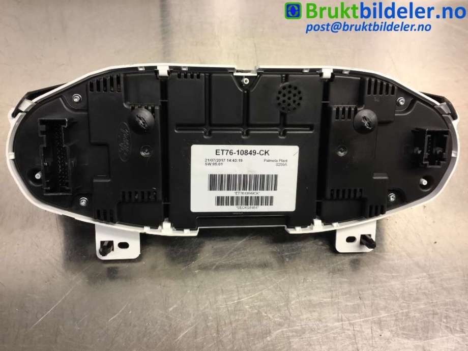 Instrumentpanel til Ford Transit Courier 2018-2023 (Type I, Fase 2)  (FORD|ET76-10849-CK|)