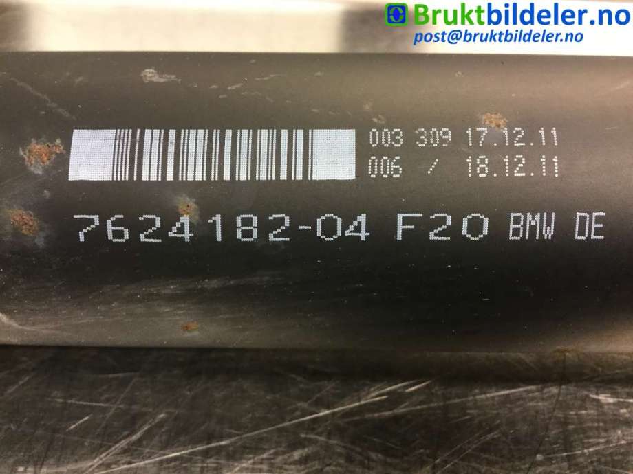 Mellomaksel til BMW 1-Serie 2011-2015 (Fase 1) (F20/F21) (F20/F21) (BMW|26 10 7 624 182|7624182-04|)