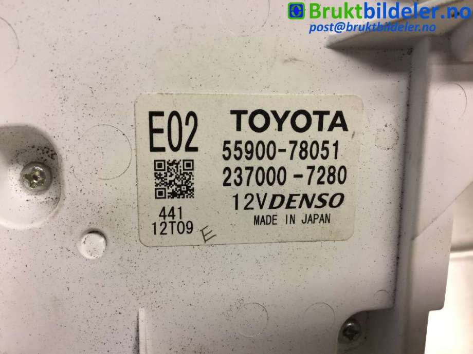 Varmeapparat betjening til Lexus NX 2014-2021 (Type I) (AZ10) (AZ10) (LEXUS|55900-78051|237000-7280|)